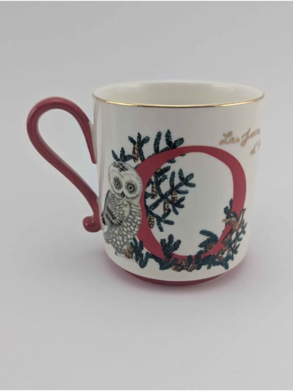 Anthropologie Nathalie Lété Holiday Monogram Mug - Letter O